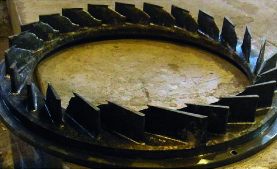Ringbauteil nach der Reinigung im Ultraschallbad mit U.N. 200